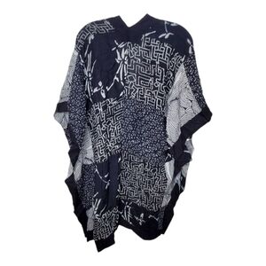 Soft surroundings nwt black osfm kimono 019